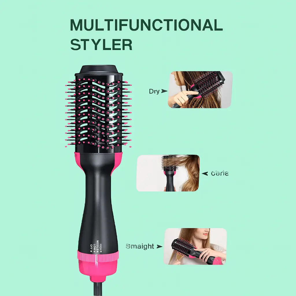 One Step Hot Air Brush Dryer & Straightener