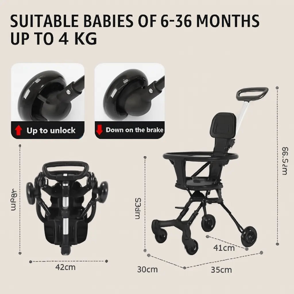 Foldable Baby Stroller -Chandsitara