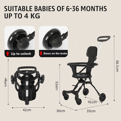 Foldable Baby Stroller -Chandsitara