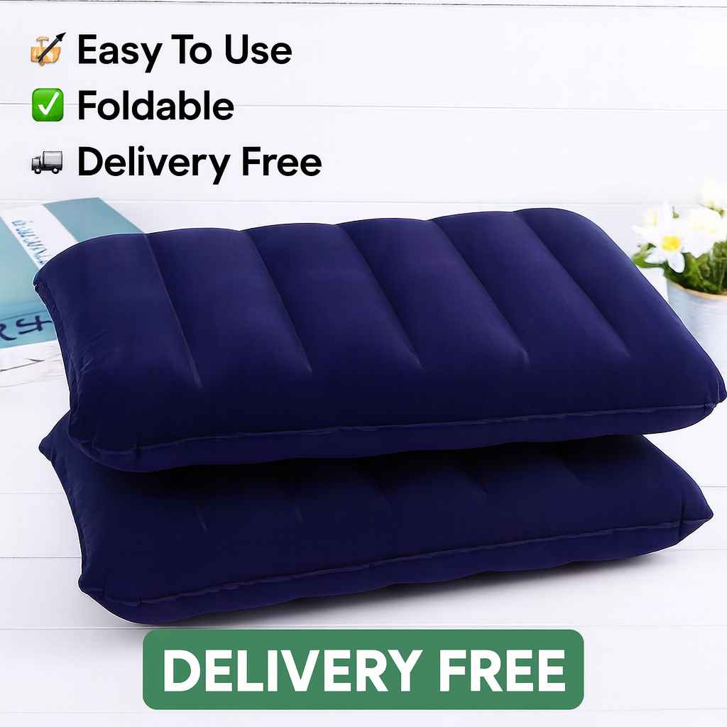 Portable Comfortable Inflatable Air Pillow