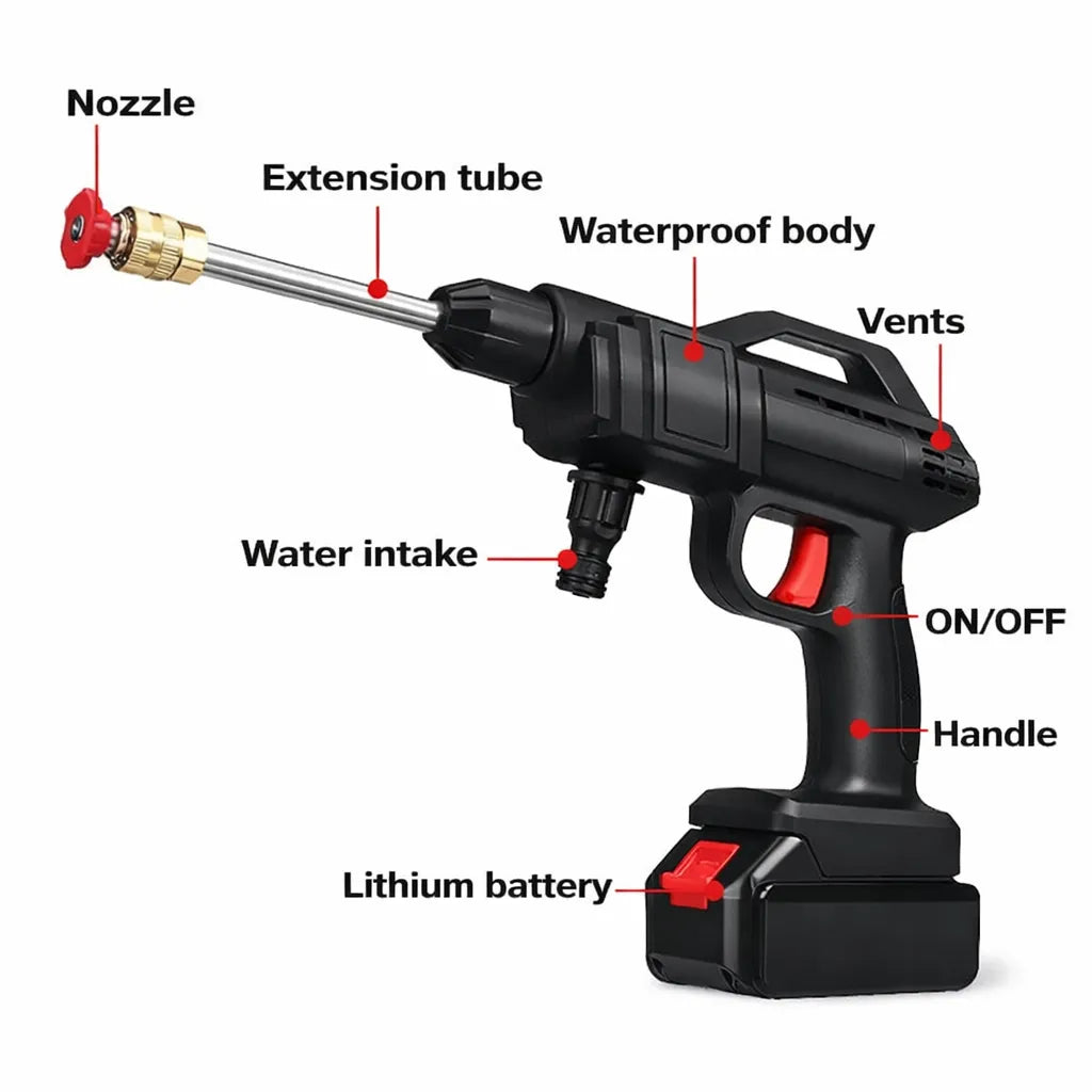 Electric Cordless Pressure Spray Water Gun