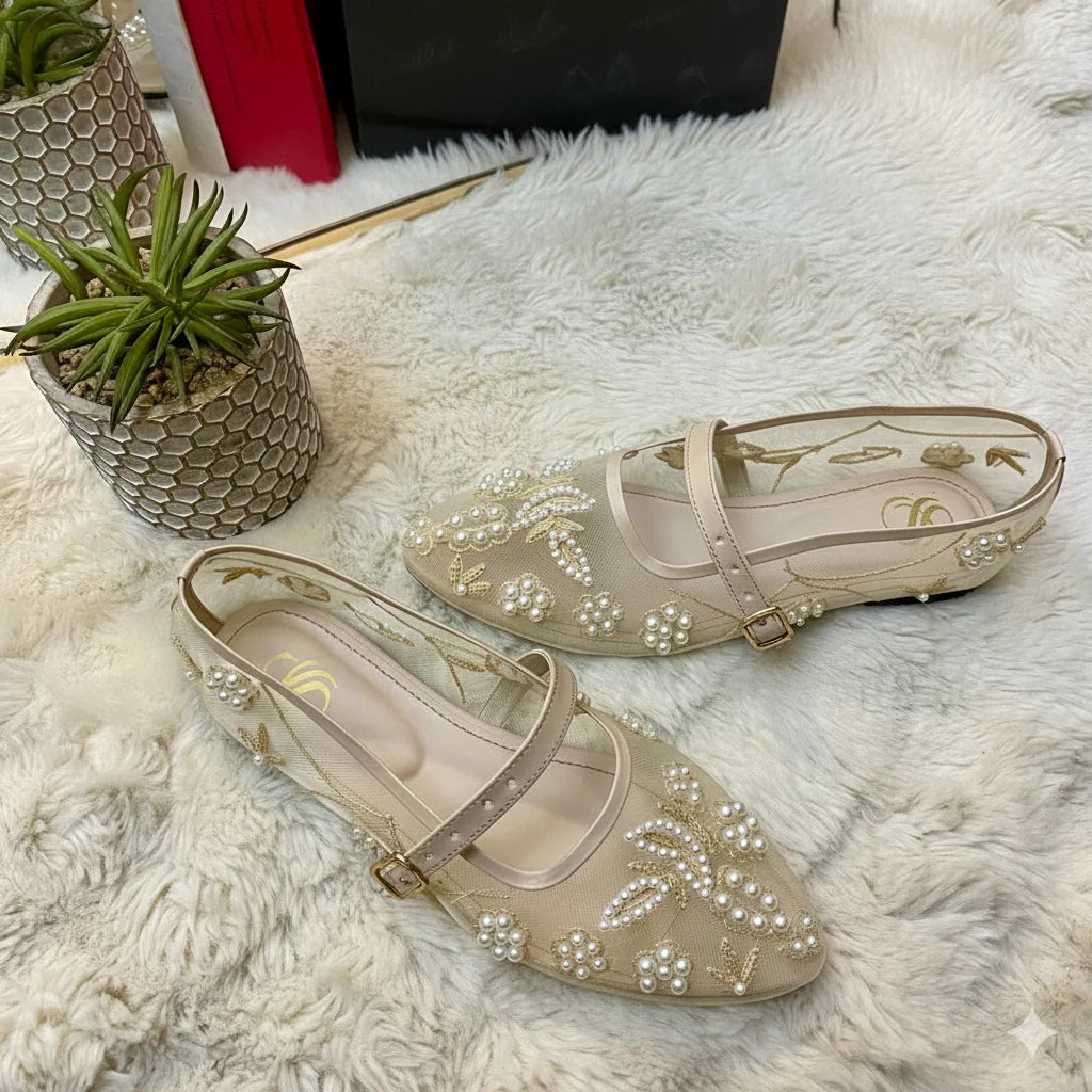 Zara Embroidery Pumps