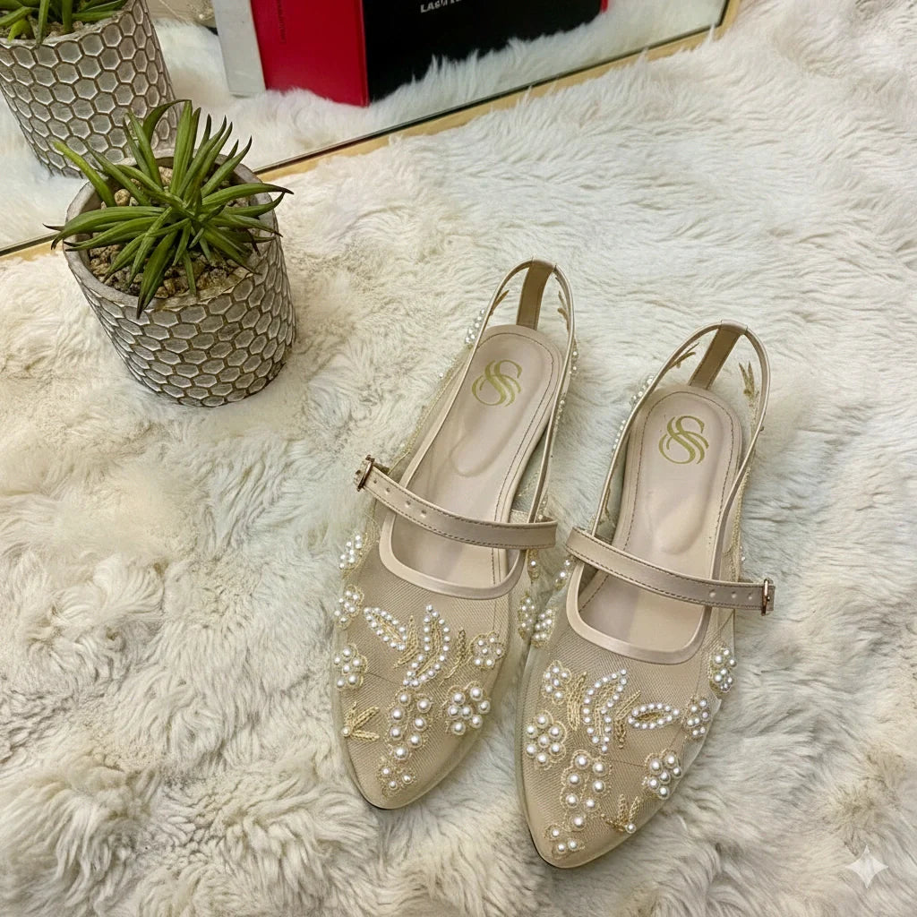 Zara Embroidery Pumps