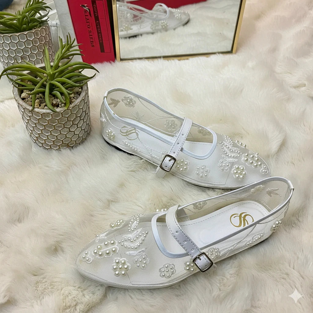 Zara Embroidery Pumps