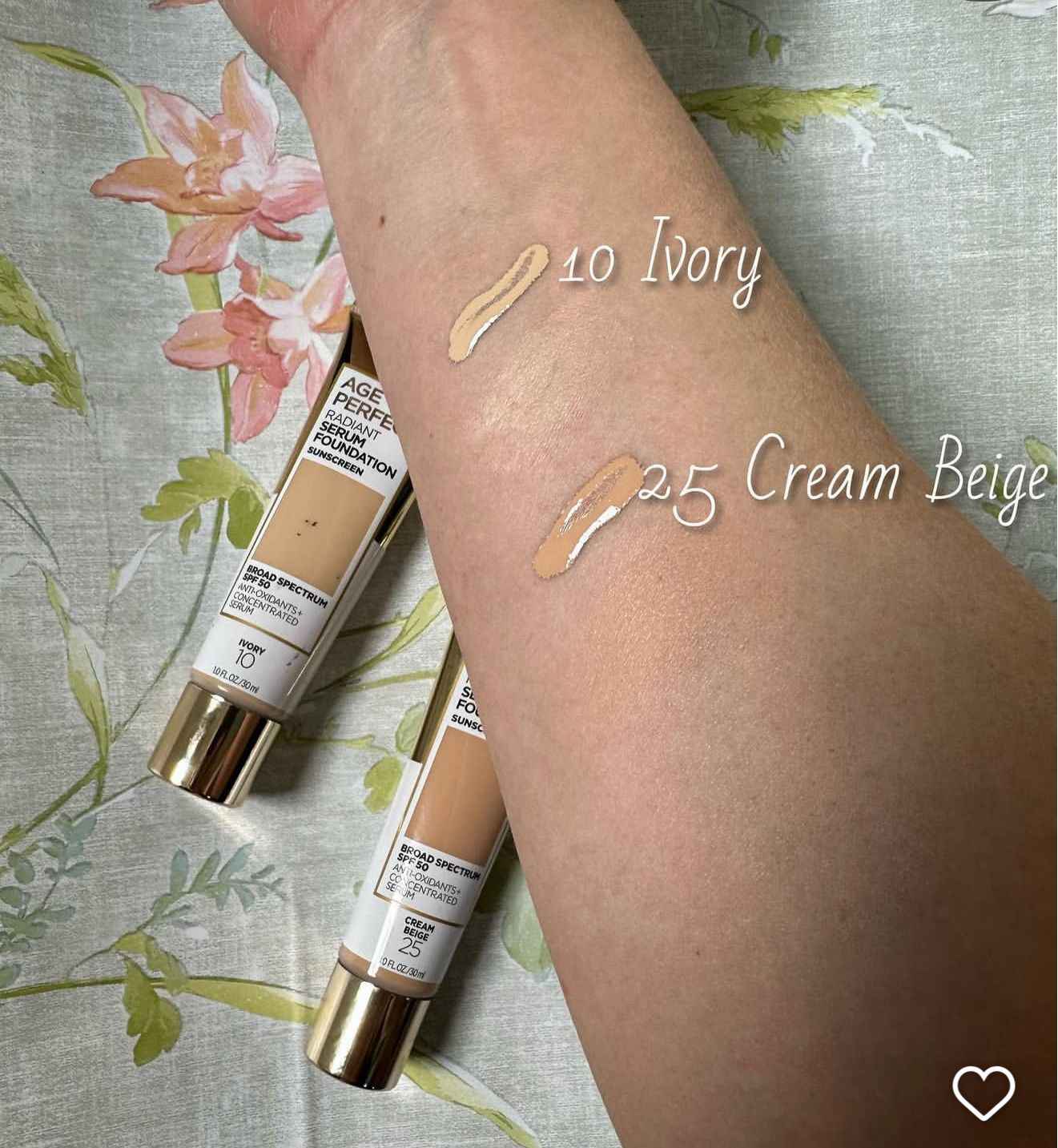 Age Perfect Radiant Serum Foundation SPF 50 – Cream Beige 25