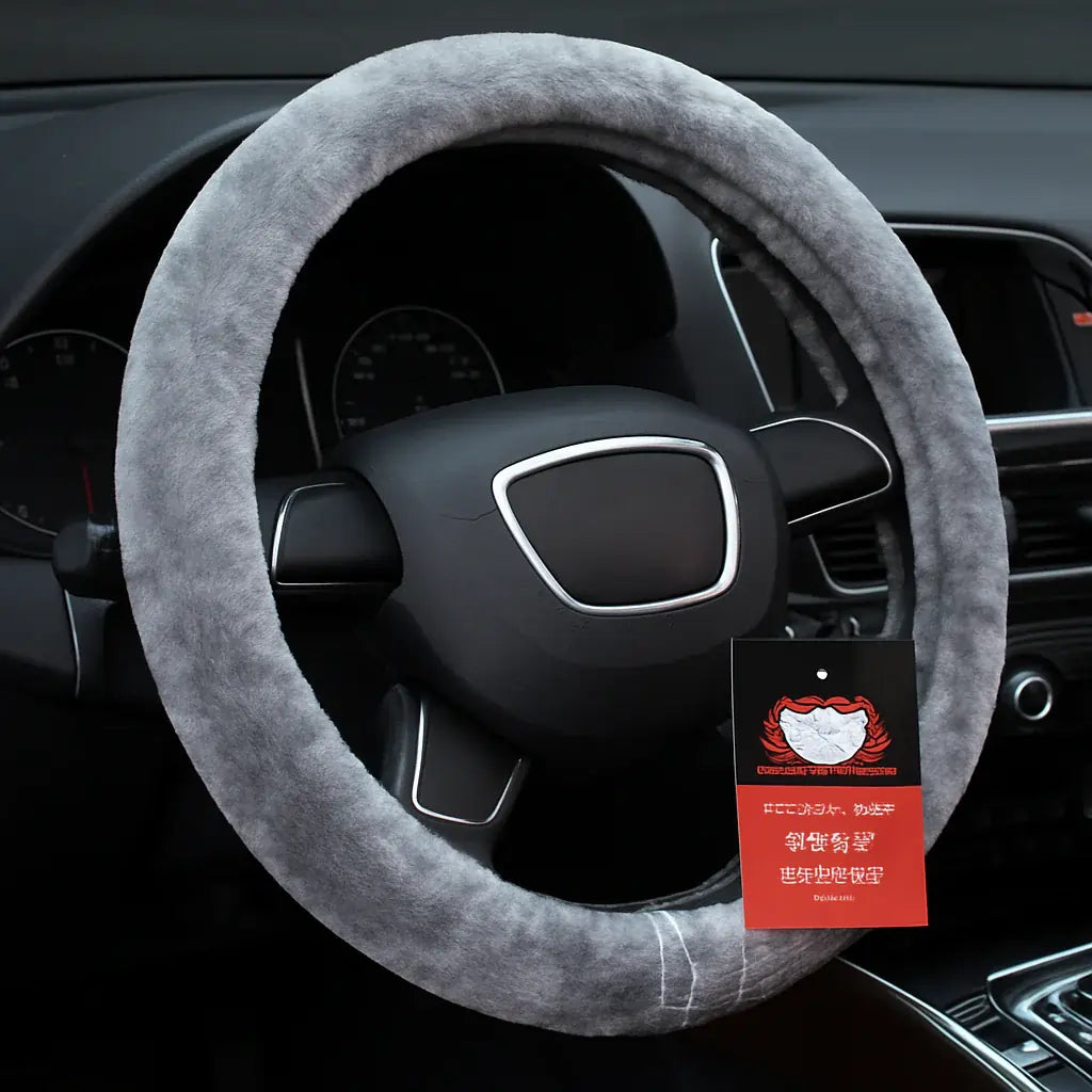 Gray steering cover