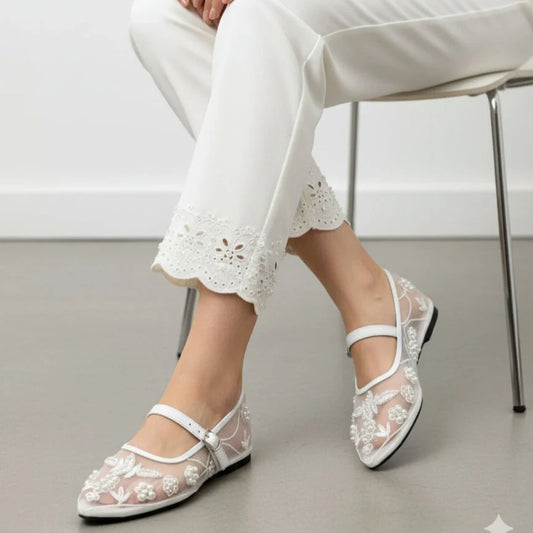 Zara Embroidery Pumps