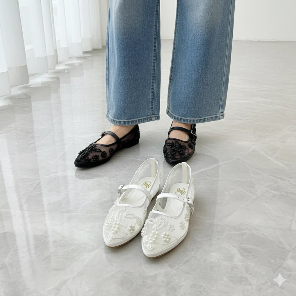 Zara Embroidery Pumps
