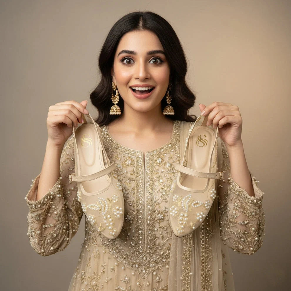 Zara Embroidery Pumps