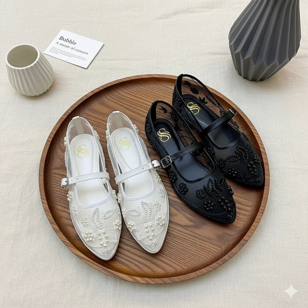 Zara Embroidery Pumps